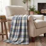 Vintage-Style Plaid Decorative Throw – French Country/Rustic Sofa & Lounge Blanket