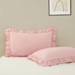 2-Pack Pink Ruffle Pillowcases