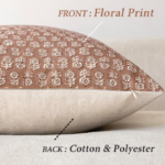 Vintage-Style Small Floral Print Throw Pillow Cover – Bohemian & Pastoral Aesthetic - Image 2