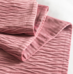 Dusty Pink 3D-Pleated Bed Runner – Adding a Soft, Atmospheric Touch - Image 2